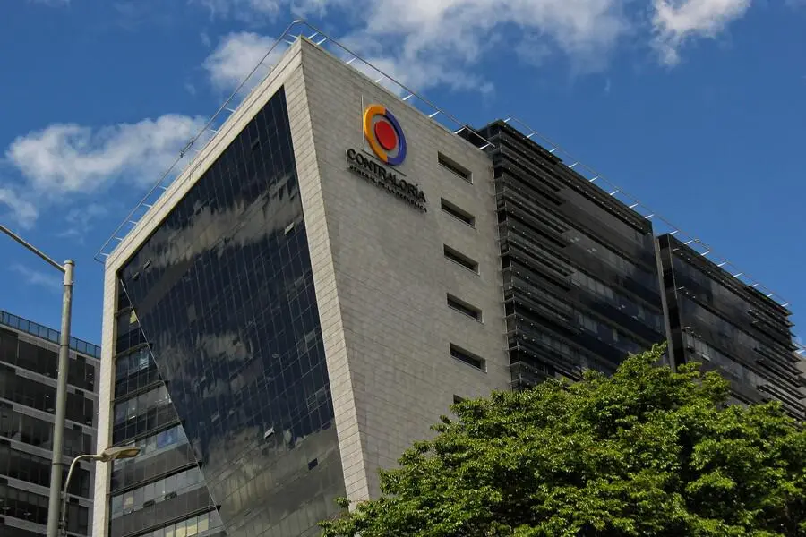 La fachada de la Contraloría en Bogotá. FOTO: COLPRENSA