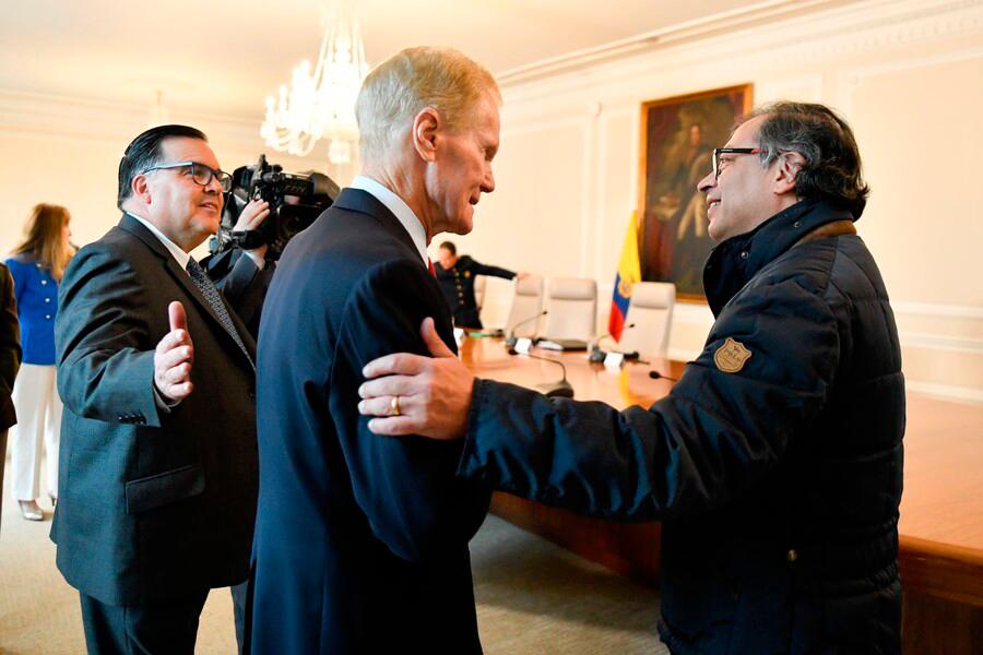 De esto hablaron el director de la Nasa y el presidente Gustavo Petro ...