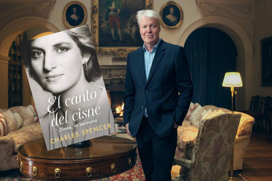 Charles Spencer, el hermano de Lady Di, y el libro que ya se consigue en Colombia. FOTO Cortesía Stuart McClymont / The Sunday Time / Plaza &amp; Janés / Penguin Random House Grupo Editorial
