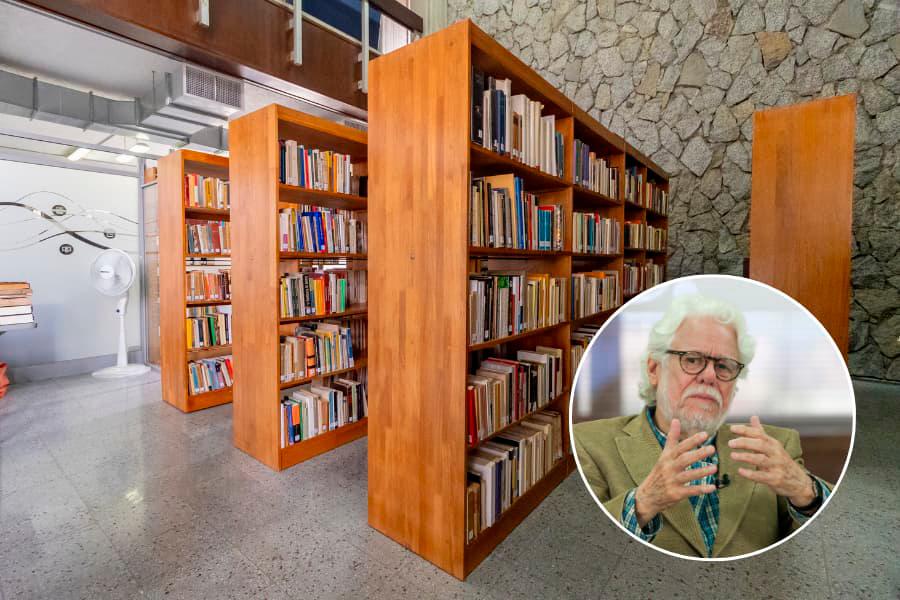 Desde 2015, la biblioteca central de la UdeA lleva el nombre de Carlos Gaviria Díaz. FOTO Universidad de Antioquia