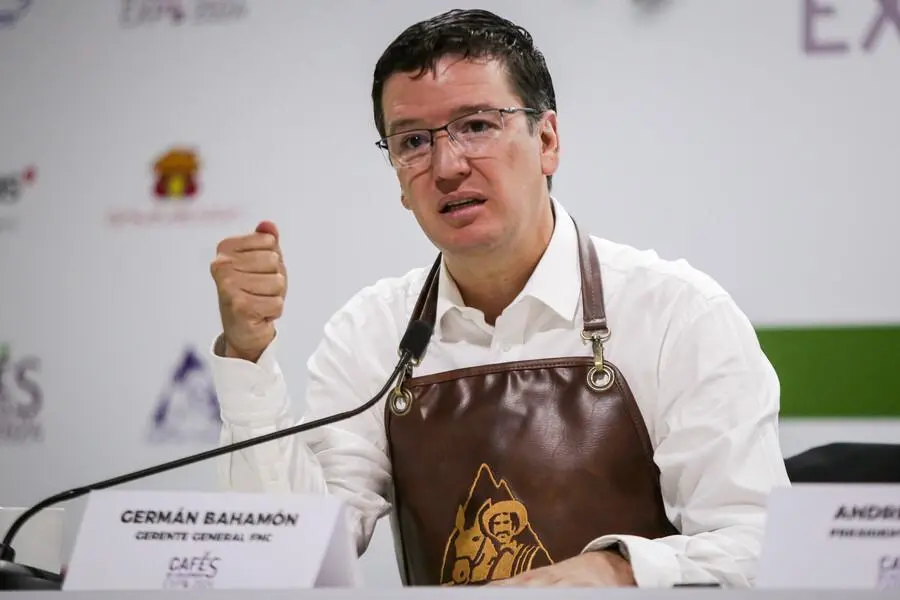 El gerente de la Federación Nacional de Cafeteros, Germán Bahamón.FOTO: Colprensa.