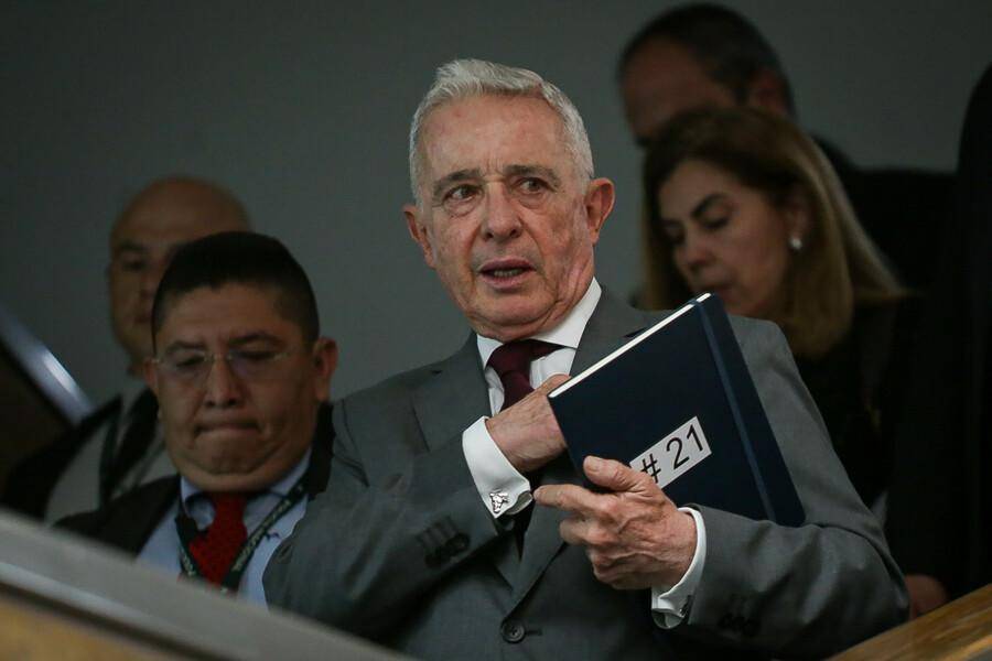 <span class="mln_uppercase_mln">El</span><b><span class="mln_uppercase_mln"> Tribunal Superior de Bogotá dejó sin efecto la detención domiciliaria del expresidente Álvaro Uribe Vélez. FOTO: Colprensa </span></b>