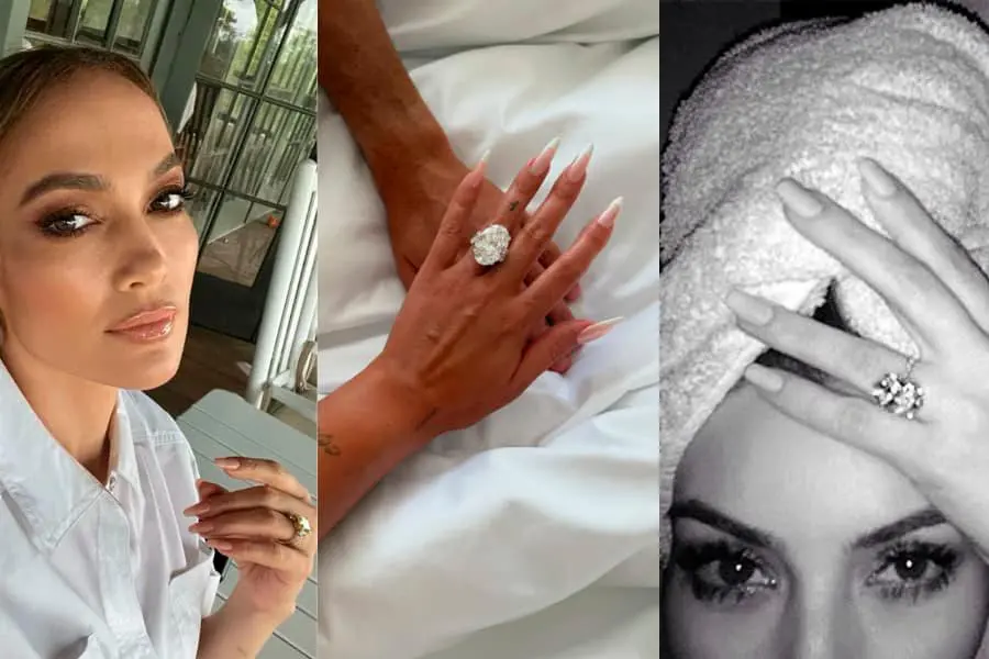 Jennifer López, Georgina Rodríguez y Kim Kardashian han sido noticia por sus anillos de compromiso. FOTO Tomadas de Instagram