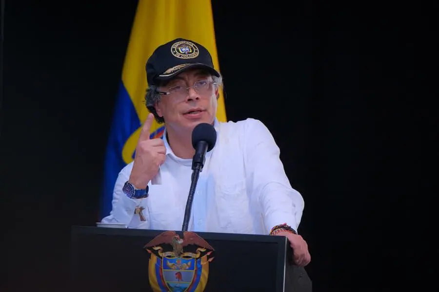El presidente Gustavo Petro se pronunció tras los señalamientos de su homólogo ecuatoriano sobre su visita a Manta y una presunta relación con el narcotraficante alias ‘Fito’. FOTO: Colprensa. 