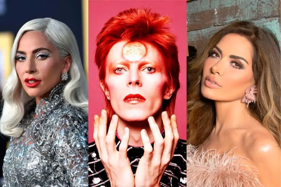 Lady Gaga, David Bowie y Gloria Trevi hacen parte del listado de <i>Billboard</i>. FOTO Tomadas de redes sociales