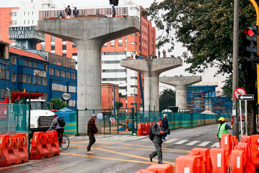 La segunda línea del Metro de Bogotá se menciona en el decreto que repatria más de 100 billones de pesos del ahorro pensional. FOTO COLPRENSA. 