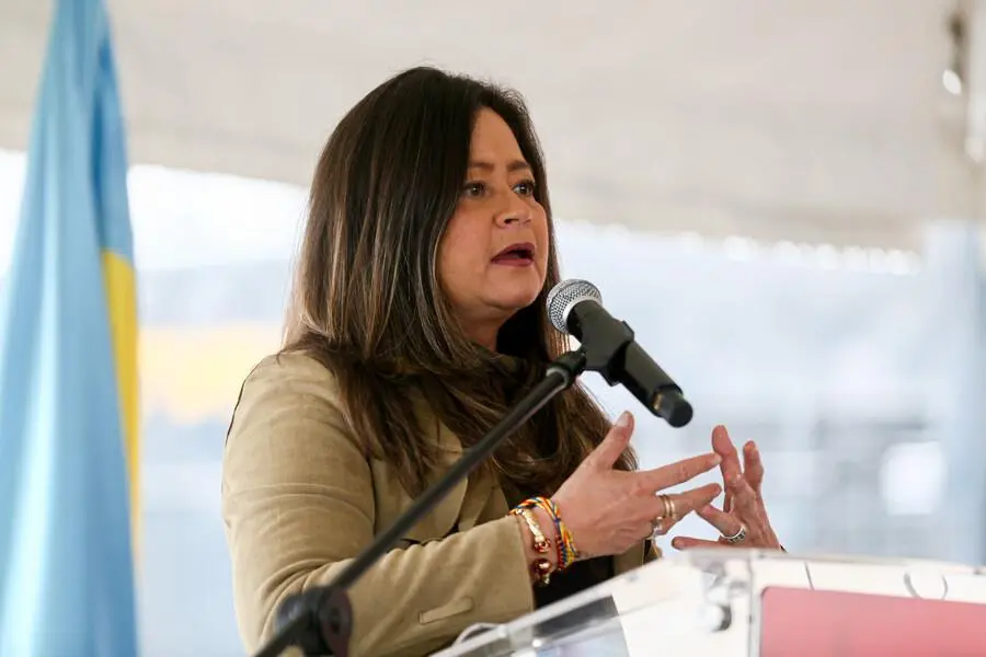 María Fernanda Rojas, ministra de Transporte. FOTO: Colprensa.