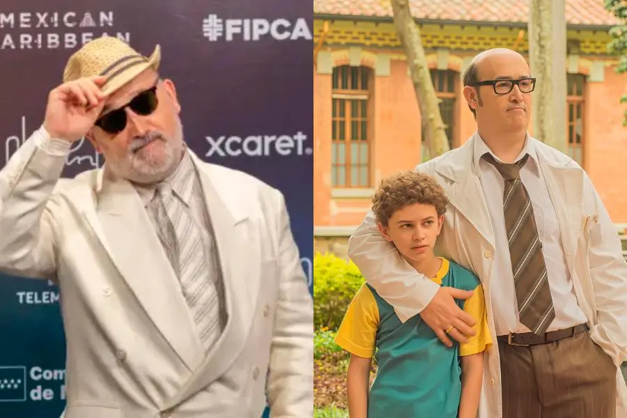Javier Cámara protagonizó<i> El olvido que seremos</i>, película grabada en Medellín en 2019. FOTO: Cortesía.