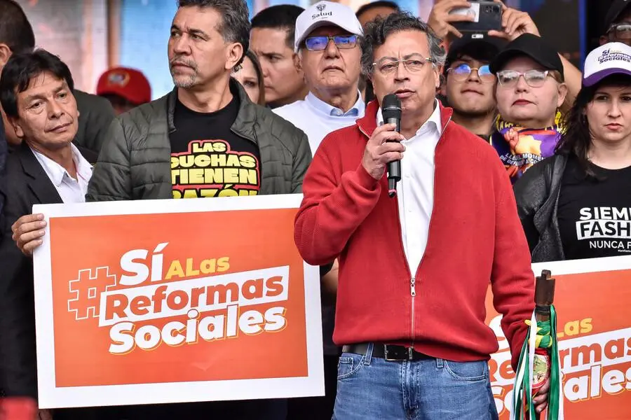 Gustavo Petro, presidente de Colombia. FOTO: Colprensa.
