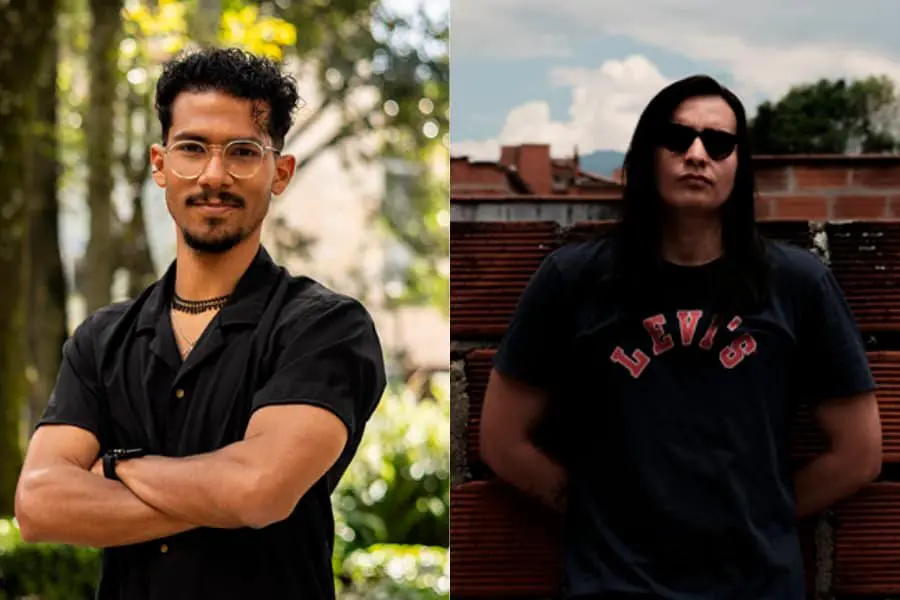 Estos son Ever Andrés Mercado Puentes y Ferley A. Ospina, colombianos ganadores del World Press Photo 2026. FOTO: Camilo Triana / Edinson Arroyo