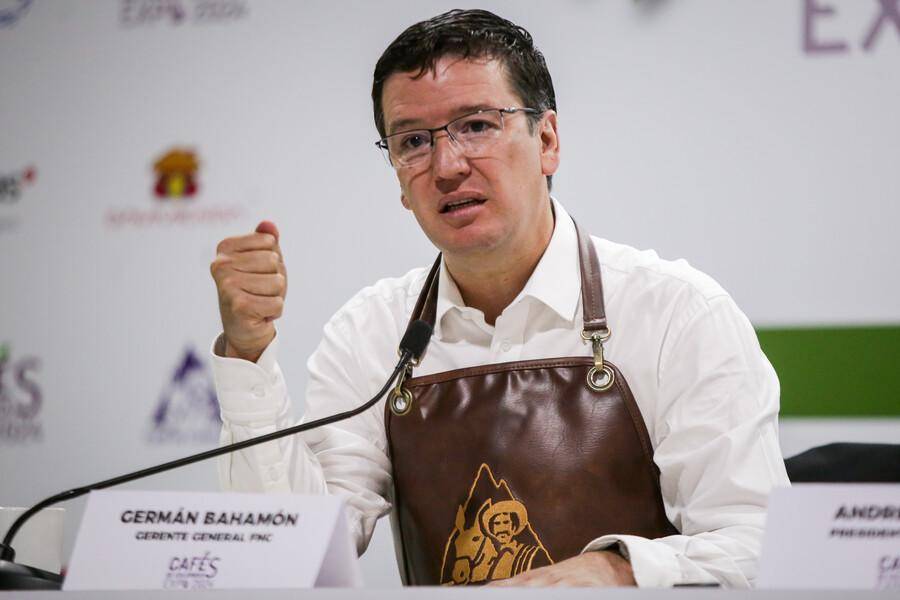 Germán Bahamón, gerente general de la Federación Nacional de Cafeteros. FOTO: Colprensa.