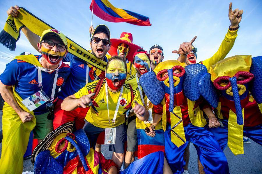 La llegada de hinchas colombianos a México se daría debido a que los dirigidos por Néstor Lorenzo juegan dos de los tres partidos de la fase de grupos en ese país. Foto: Juan Antonio Sánchez Ocampo.