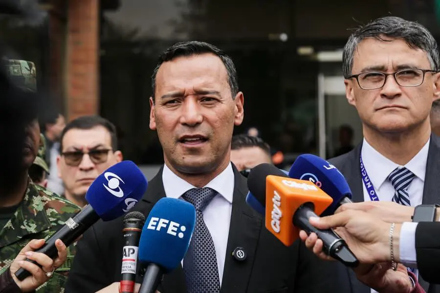 Pedro Arnulfo Sánchez , ministro de defensa. FOTO: Colprensa. 