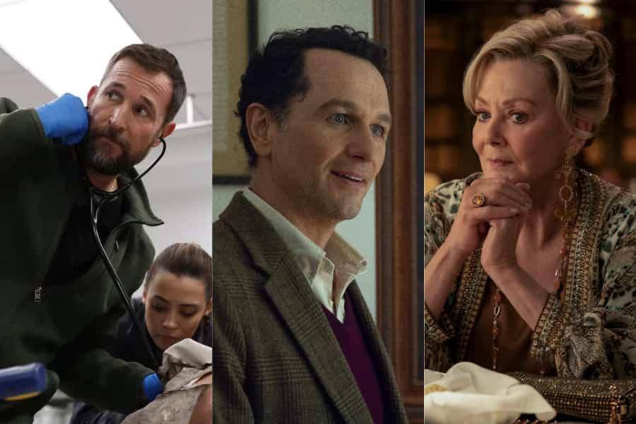 The Pitt, El misterio de Widow’s Bay y Hacks son algunas de las series que fueron premiadas en los Emmy 2026. FOTO: Apple TV y HBO Max.