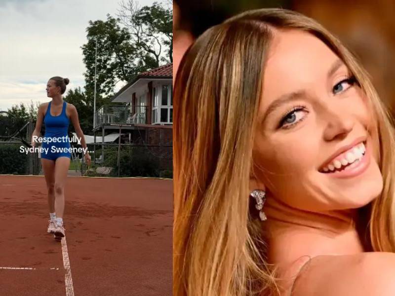 En redes sociales, mujeres deportistas están publicando videos rechazando el nuevo anuncio realizado por Sydney Sweeney. FOTO: Captura de pantalla / Getty.