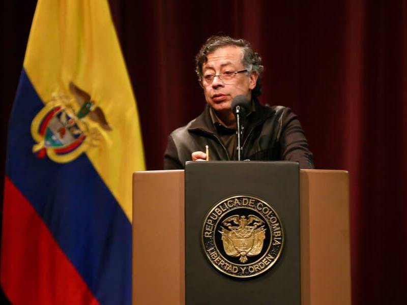 Gustavo Petro aseguró que las sanciones de la OFAC responden a diferencias ideológicas con sectores políticos de Estados Unidos. FOTO: Colprensa.