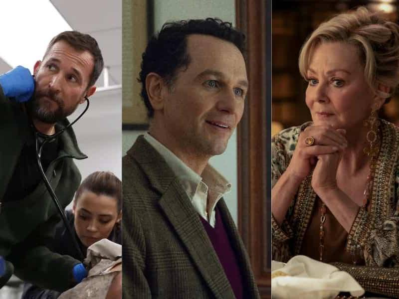 The Pitt, El misterio de Widow’s Bay y Hacks son algunas de las series que fueron premiadas en los Emmy 2026. FOTO: Apple TV y HBO Max.