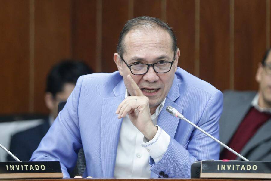 Ministro del Trabajo, Antonio Sanguino, en el Senado. FOTO: Colprensa