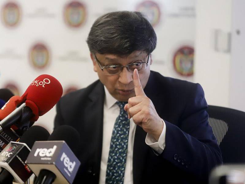 El presidente de la Corte Constitucional, Jorge Enrique Ibáñez. FOTO: Colprensa