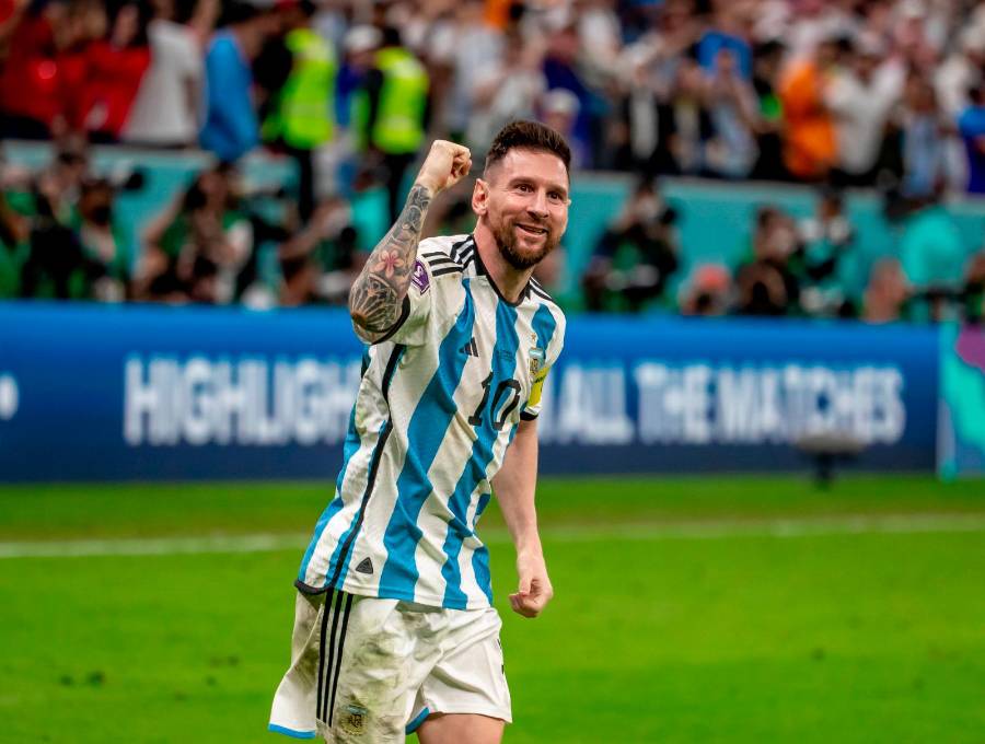 El futbolista argentino Lionel Messi será el capitán del equipo albiceleste en su tercera Copa del Mundo consecutiva. Foto: Getty
