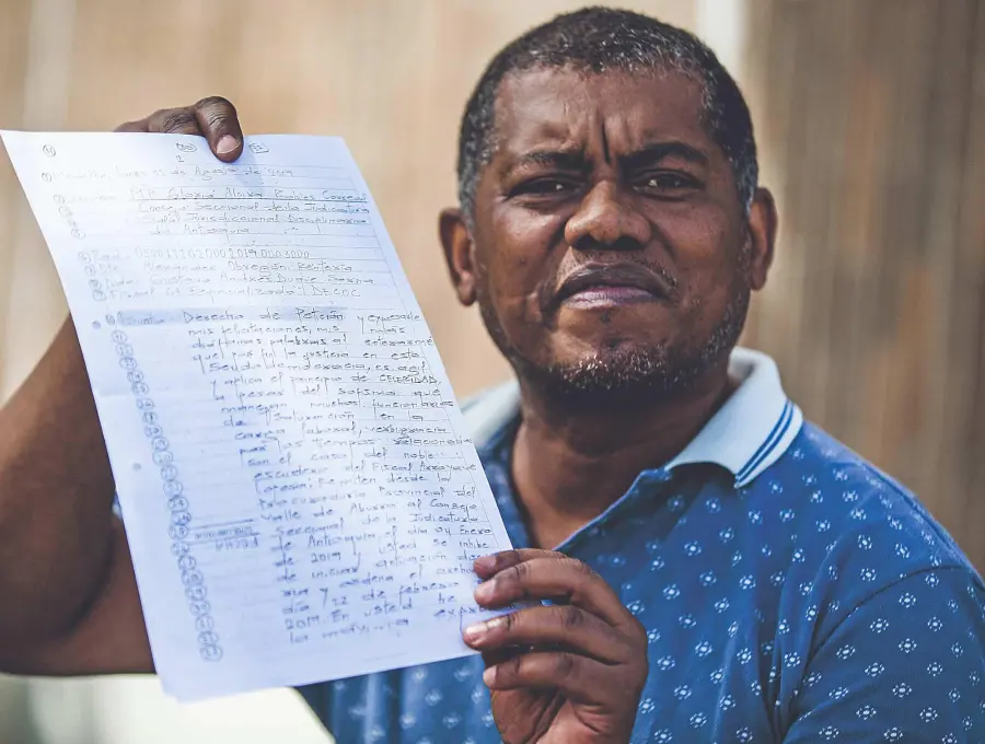 Alexander Obregón Rentería fue víctima de un falso positivo judicial en 2015. FOTO Julio César Herrera