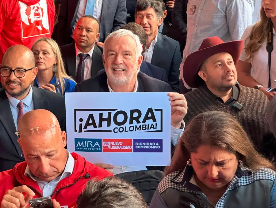 Federico Restrepo Posada presentó este lunes su campaña al Senado por la coalición Ahora Colombia, conformada por tres partidos. FOTO: Cortesía Federico Restrepo