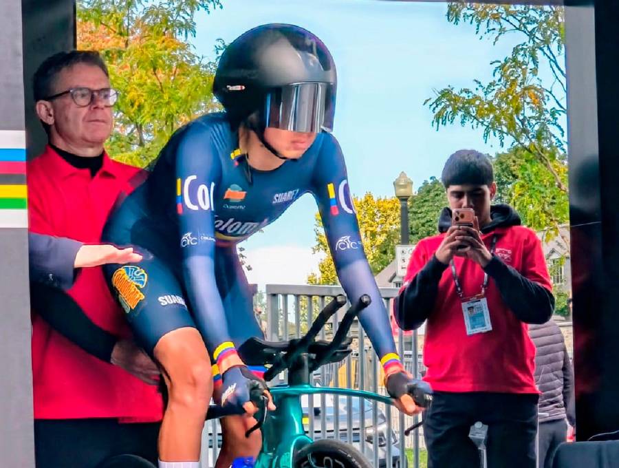 Robert Plazas vuelve a la acción este viernes en el Mundial, en la prueba de ruta sub-23. FOTO: CORTESÍA FEDECICLISMO