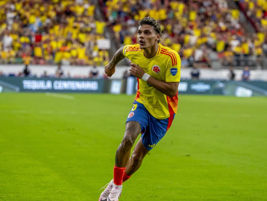 Richard Ríos encabeza la lista de antioqueños que estarán vistiendo la amarilla en el Mundial Norteamérica 2026. Foto: Juan Antonio Sánchez Ocampo.