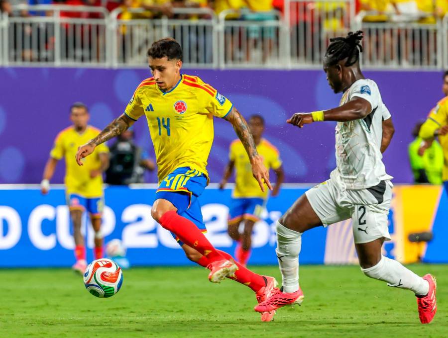 Gustavo Puerta ha disputado 14 partidos con la Selección Colombia. Fue titular en 7 de ellos. Foto: Juan Antonio Sánchez 