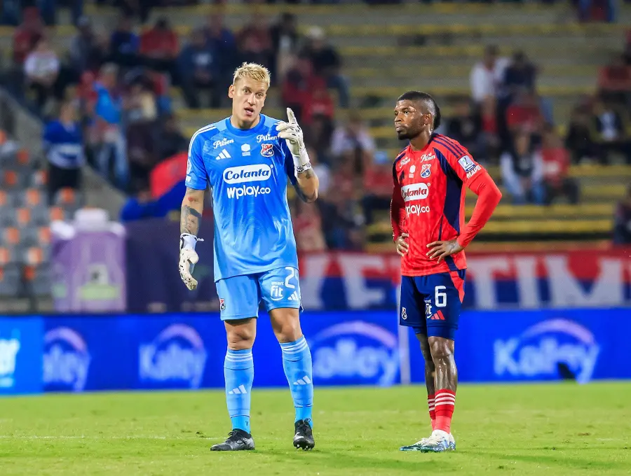 Washington Aguerre ha disputado 39 partidos con el Medellín en lo que va del 2025. En ellos encajó 33 tantos. Foto: Camilo Suárez