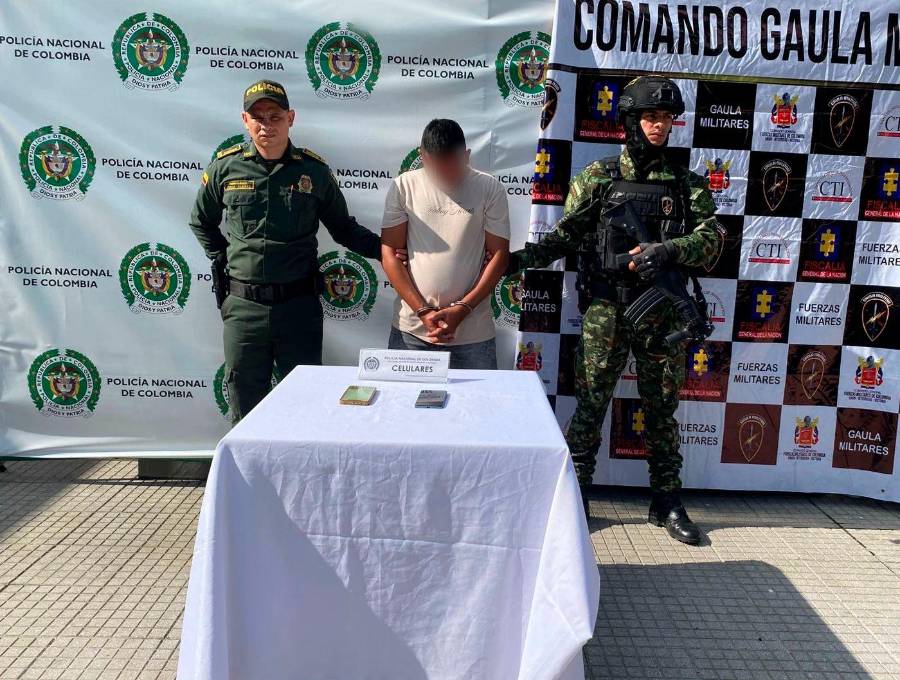 El sospechoso es señalado por la Policía de controlar puntos de observación contra la Fuerza Pública en el Urabá antioqueño. FOTO: Cortesía Policía Urabá
