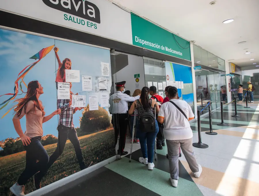 Una de las sedes de Savia Salud en Medellín. Foto: Esneyder Gutiérrez