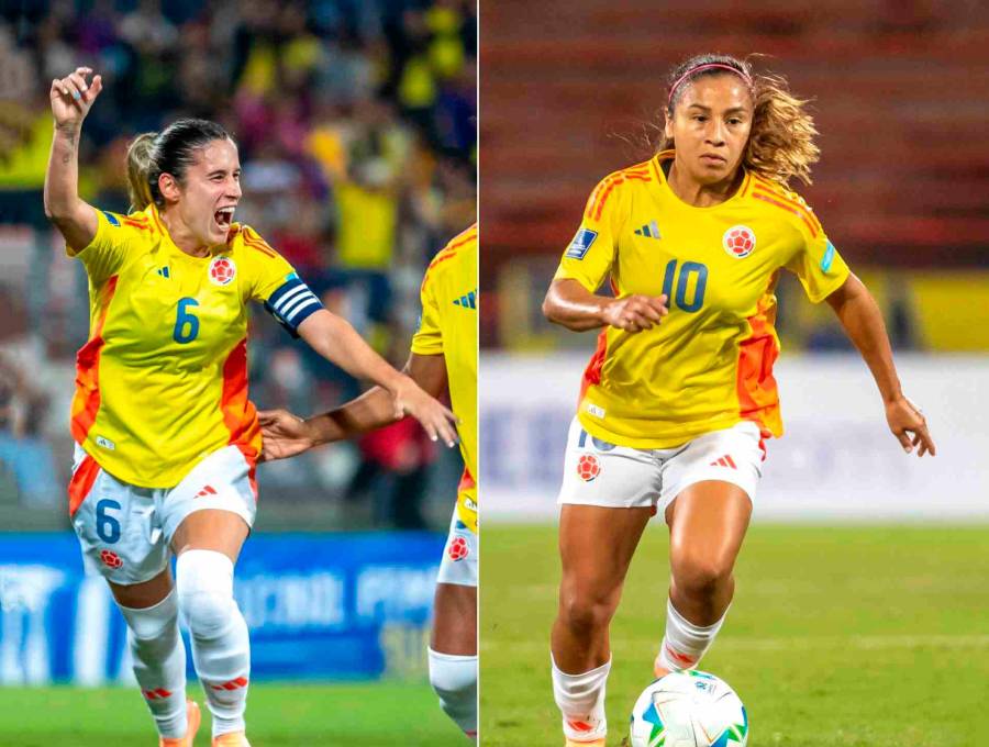 Daniela Montoya y Leicy Santos se convirtieron en bajas de última hora de Colombia para el duelo ante Bolivia en La Paz. FOTO JUAN ANTONIO SÁNCHEZ 