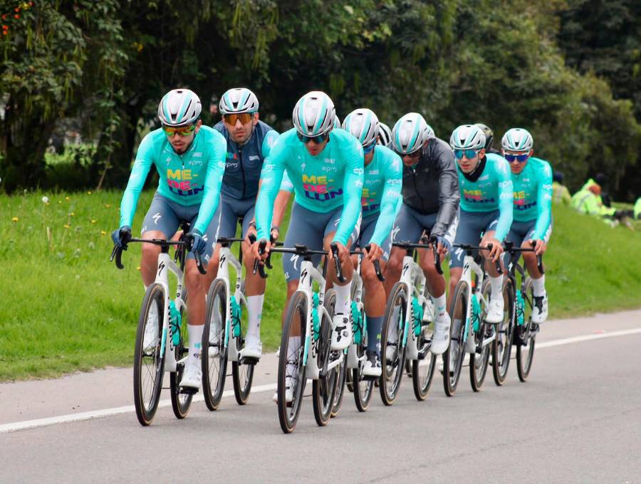Este es el Team Medellín-EPM, que defiende el título con Diego Camargo. Recientemente ganó la Vuelta a Colombia. FOTO Cortesía Diego Giraldo Team Medellín-EPM