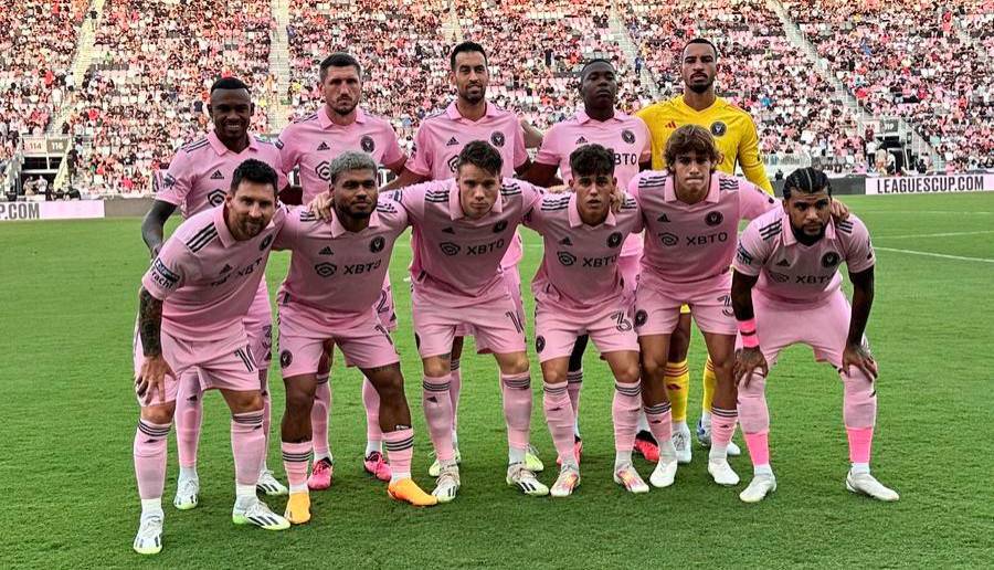 El equipo de Messi ha ganado los dos últimos partidos que ha disputado en la Leagues Cup con su aporte goleador. FOTO: TOMADA DE TWITTER @InterMiamiCF