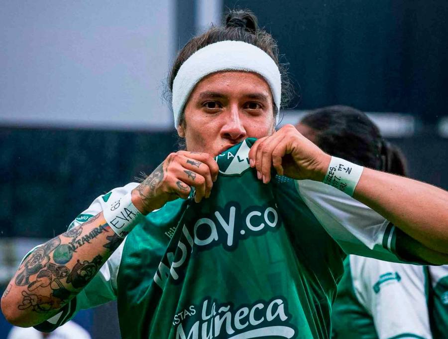 La delantera colombiana Ingrid Guerra marcó un golazo con el Deportivo Cali en la segunda fecha de la Copa Libertadores Femenina, para el triunfo de las Azucareras en Quito. FOTO TOMADA X@CaliFemenino