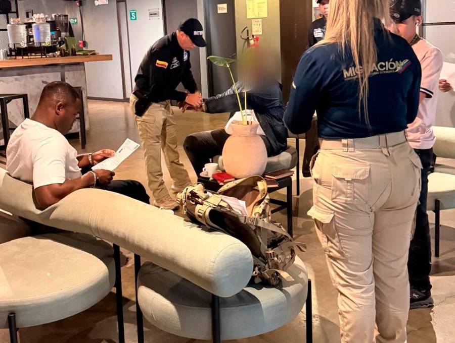 El neerlandés fue detenido cuando estaba en un hotel de El Poblado. FOTO: Cortesía Migración Colombia