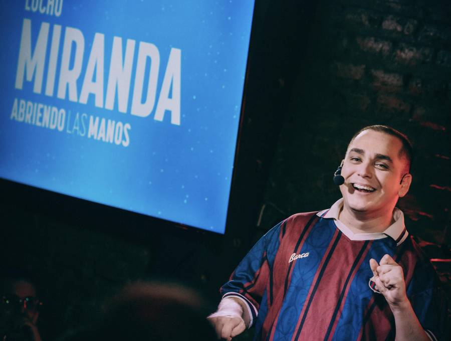 Lucho Miranda, comediante chileno que se presentará en Medellín. FOTO Cortesía