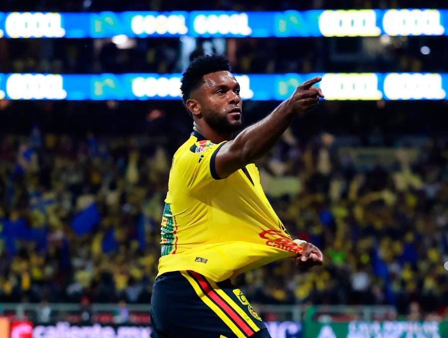 Miguel Borja volvió a encontrar los goles en el América de México. FOTO: GETTY