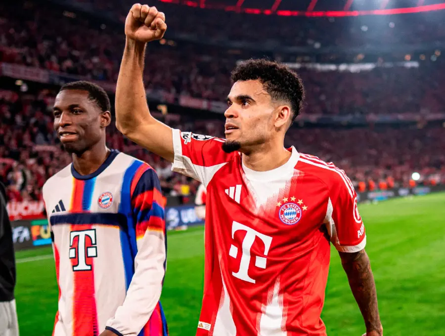 Luis Díaz ya suma 24 goles con el Bayern. FOTO X-BAYERN MÚNICH