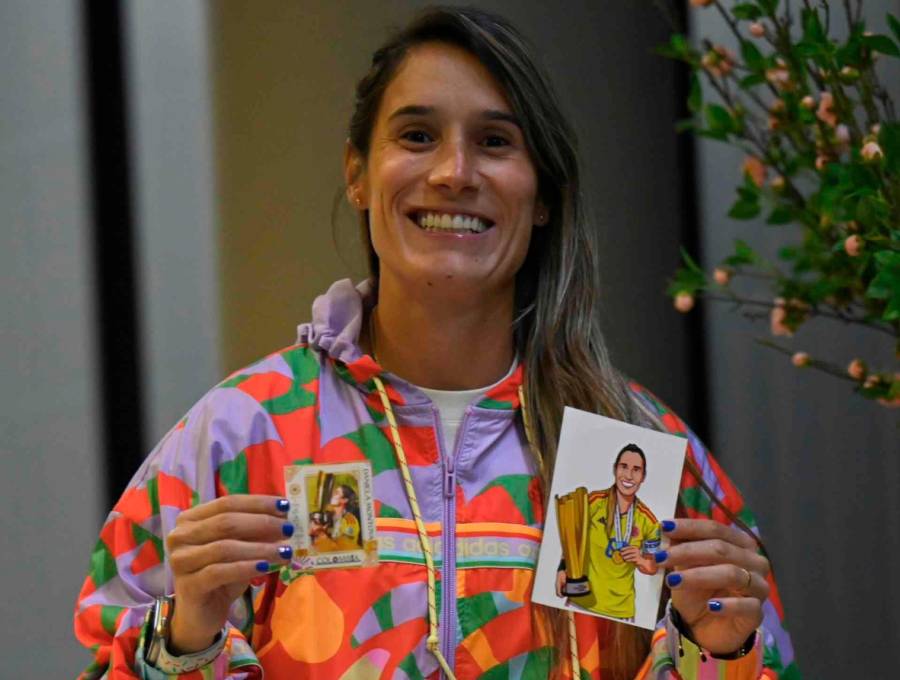 Daniela Montoya, capitana de la Selección Colombia ya está en concentración en Bogotá, junto a varias de sus compañeras para los duelos amistosos ante Venezuela. FOTO CORTESÍA FCF 
