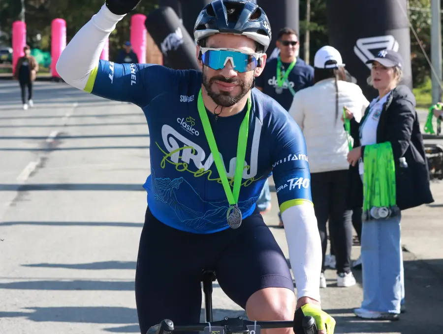Miguel Pajón, campeón del recorrido de 63 km del Clásico EC-2025. Fotos: Manuel Saldarriaga.