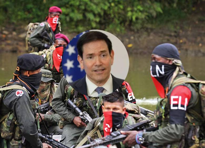 La guerrilla del ELN mantiene presencia en la frontera con Venezuela a través del Frente de Guerra Nororiental. Marco Rubio, secretario de Estado de EE. UU., no descartó acciones en Colombia. Foto: AFP