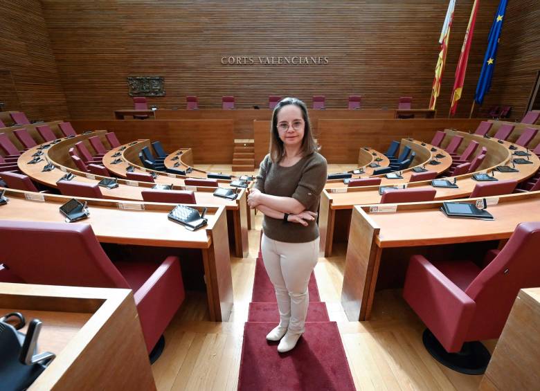 Mar Galcerán comenzó en la política cuando tenía 20 años y en ese momento ingresó a las nuevas generaciones del Partido Popular en España. FOTO: AFP