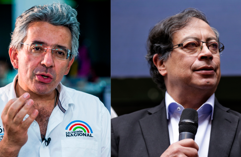 Enrique Gómez calificó de “corruptela” el encuentro del hermano de Gustavo Petro en La Picota. FOTOS: JULIO CÉSAR HERRERA Y COLPRENSA