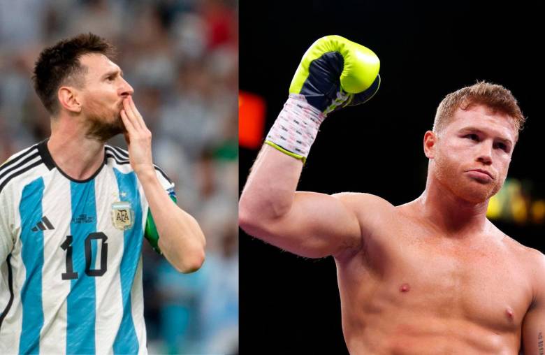 Lionel Messi y la selección Argentina no se pronuncian sobre los señalamientos de Canelo Álvarez. FOTOS JUAN ANTONIO SÁNCHEZ Y AFP 