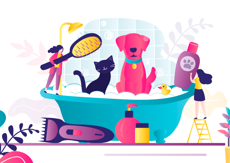Limpiar a su mascota, más allá de solo bañarla