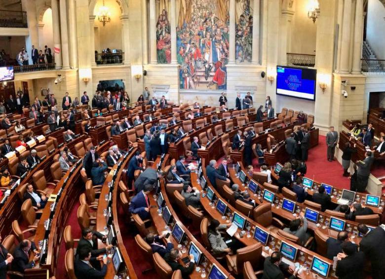 En el Congreso actual se han radicado pocos proyectos de ley importantes este año, aunque la promesa es tener varios debates de control político. Los opacó las presidenciales. FOTO colprensa