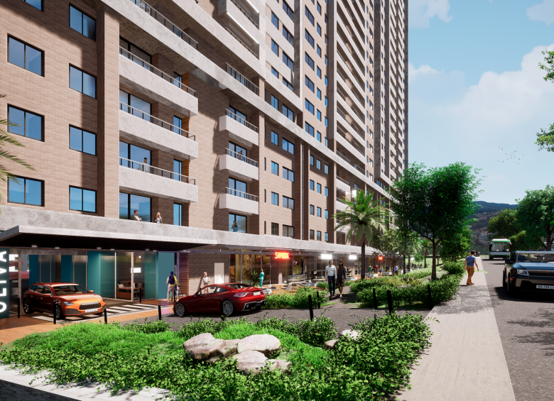 Proyecto inmobiliario Oliva en Ciudad Coltejer. FOTO CORTESÍA. 