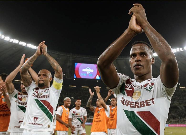 El Fluminense, de Jhon Arias y Kevin Serna, es el actual campeón del torneo. FOTO: Tomada del X @FluminenseFC